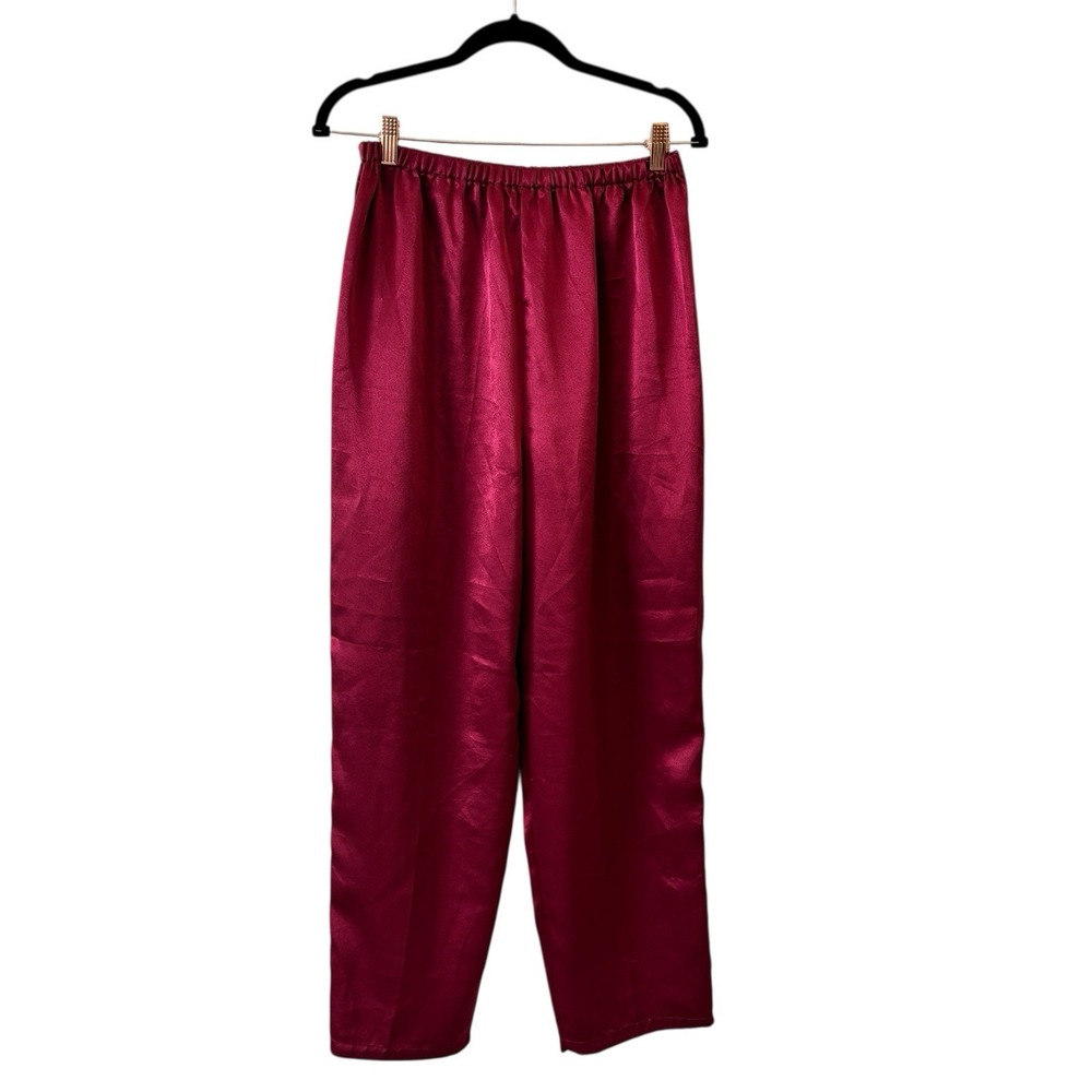 Victorias Secret 90s Gold Label Pajama‎ Set Floral Paisley Size M Valentine Luxe - Picture 3 of 15